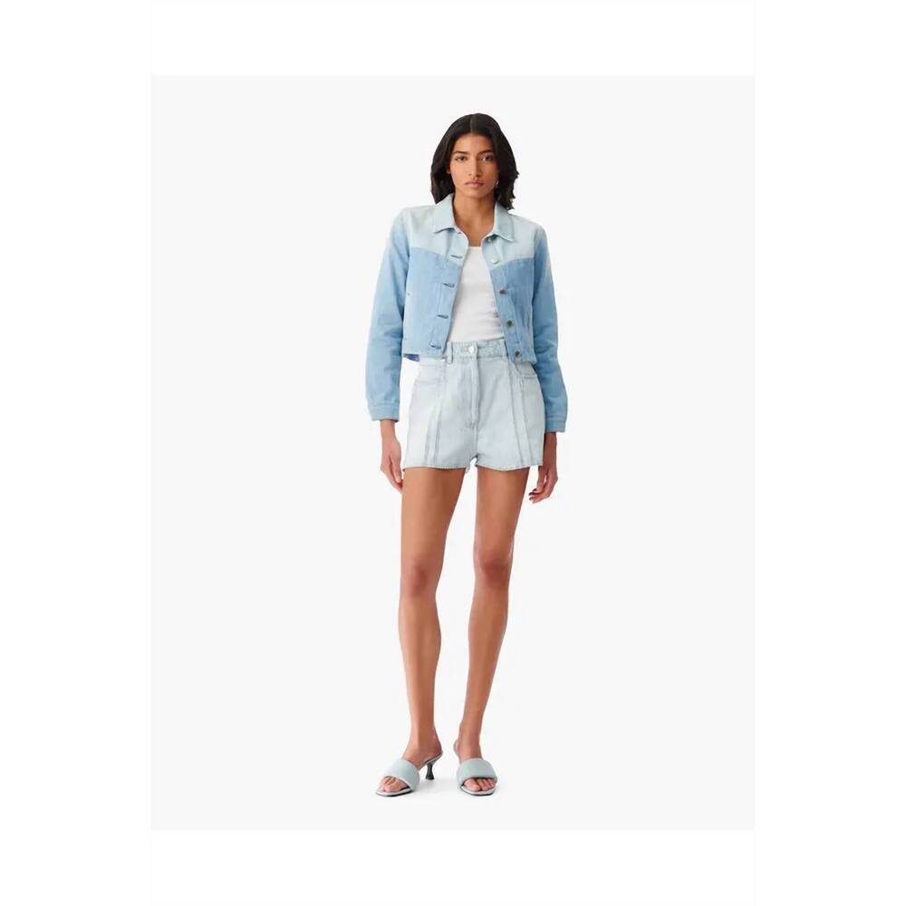 NEW IRO tosca jacket in patchwork denim